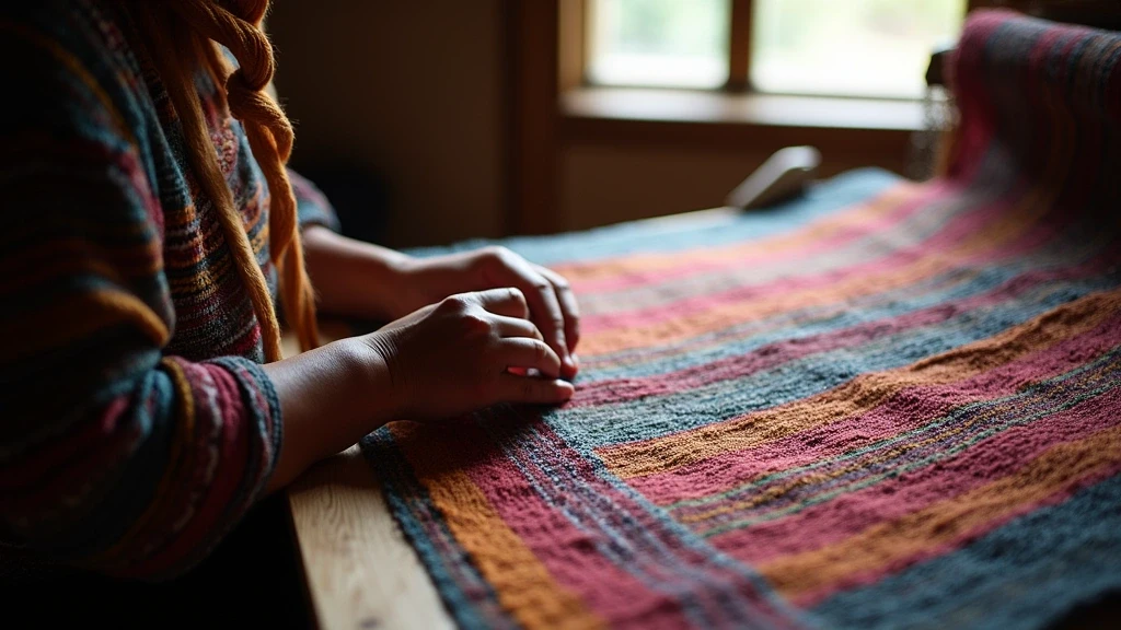 Traditionelle Chachapoya-Textilherstellung in Amazonas, Peru