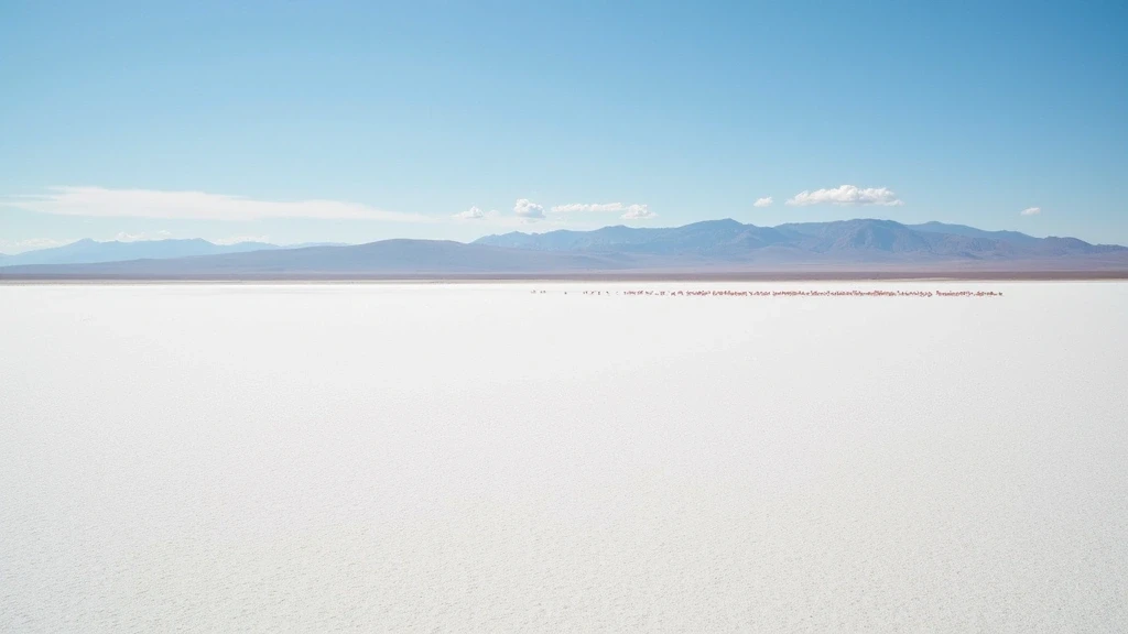 Panoramablick auf die Salar de Atacama Salzebene in der Atacama-Wüste, Chile
