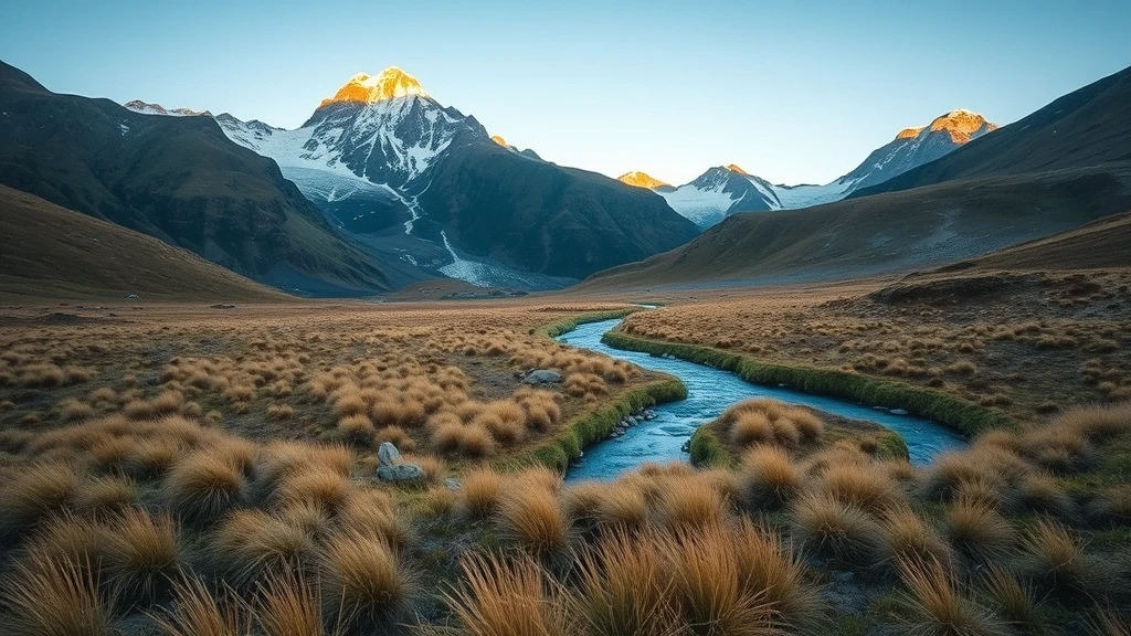 Panoramablick auf alpine Wiesen und Berge der Cascade Saddle in Neuseeland