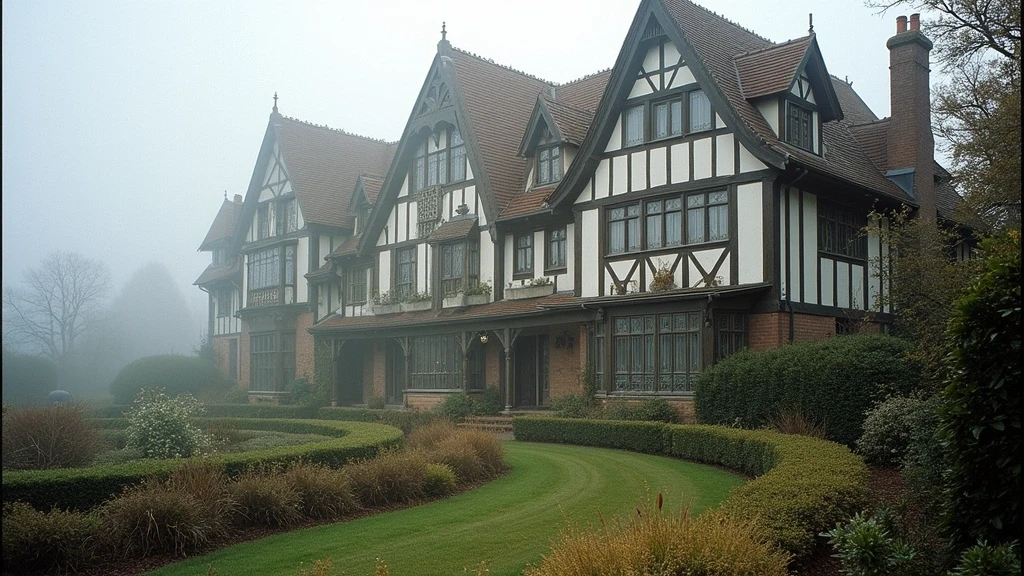 Fachwerk-Villen in Deauville - normannische Gotik Architektur mit verwunschenen Gaerten