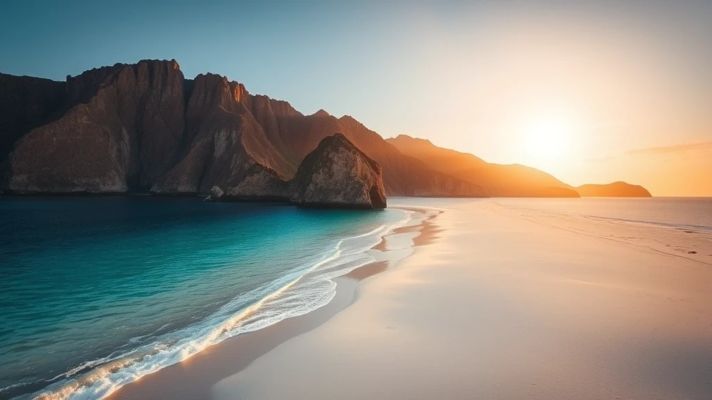 Goldene Stunde an der Bahía de las Águilas in der Dominikanischen Republik