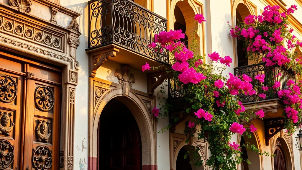 Kolonialarchitektur in der Zona Colonial von Santo Domingo, Dominikanische Republik