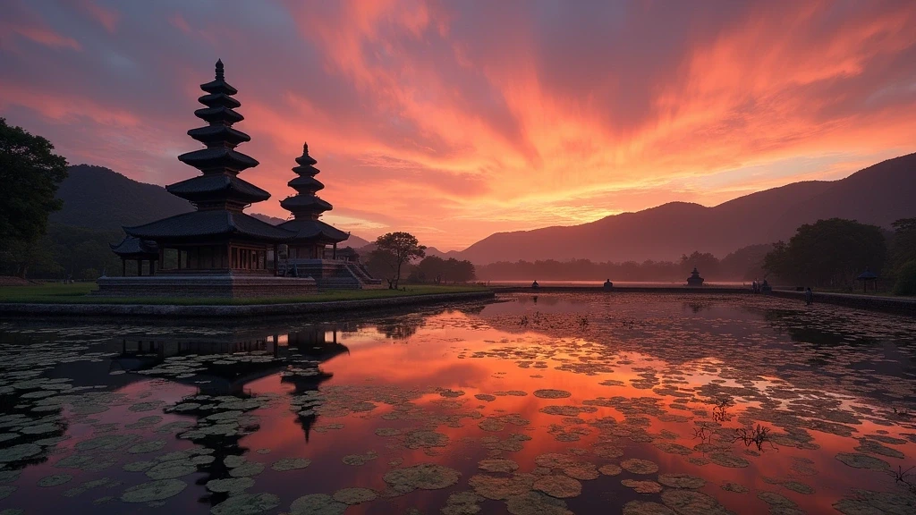 Sonnenuntergang am Bulguksa-Tempel in Gyeongju mit dramatischem Himmel