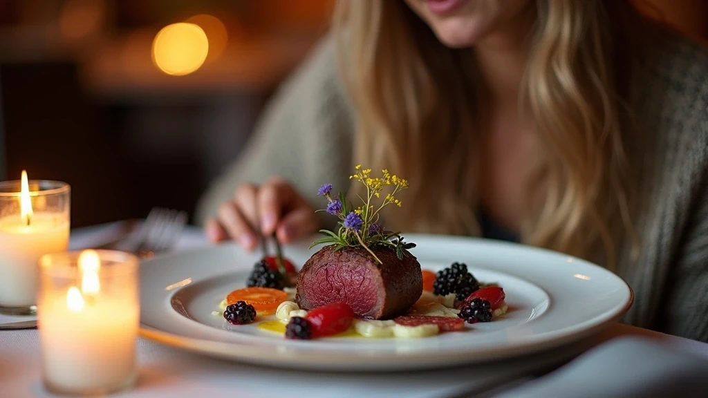 Nordische Gourmetküche im Restaurant Olo Helsinki mit Rentier und Beeren