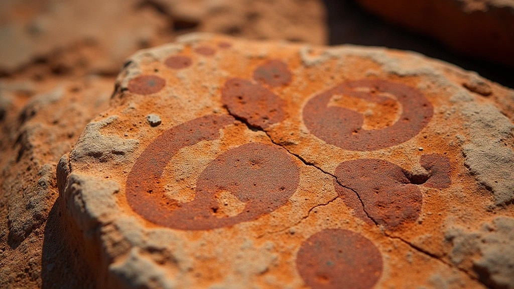 Detailaufnahme von Aborigine-Felsmalereien im Kimberley Explorer mit Wandjina-Geistern