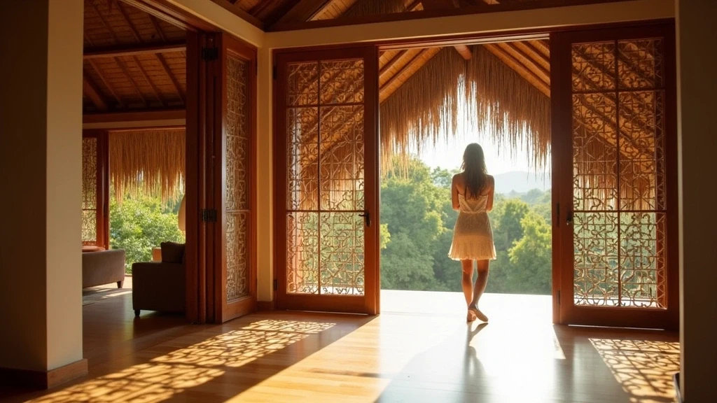Architektonische Details der Villen im Le Domaine de L'Orangeraie Resort & Spa auf den Seychellen
