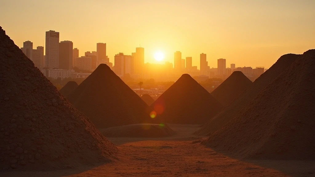 Goldene Stunde an der antiken Huaca Pucllana Ruine in Lima mit Stadtkulisse