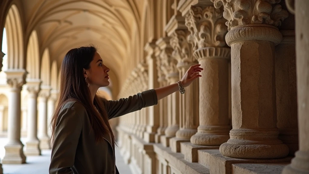 Lokale Führerin zeigt Manuelinische Architektur im Jerónimos Kloster Lissabon