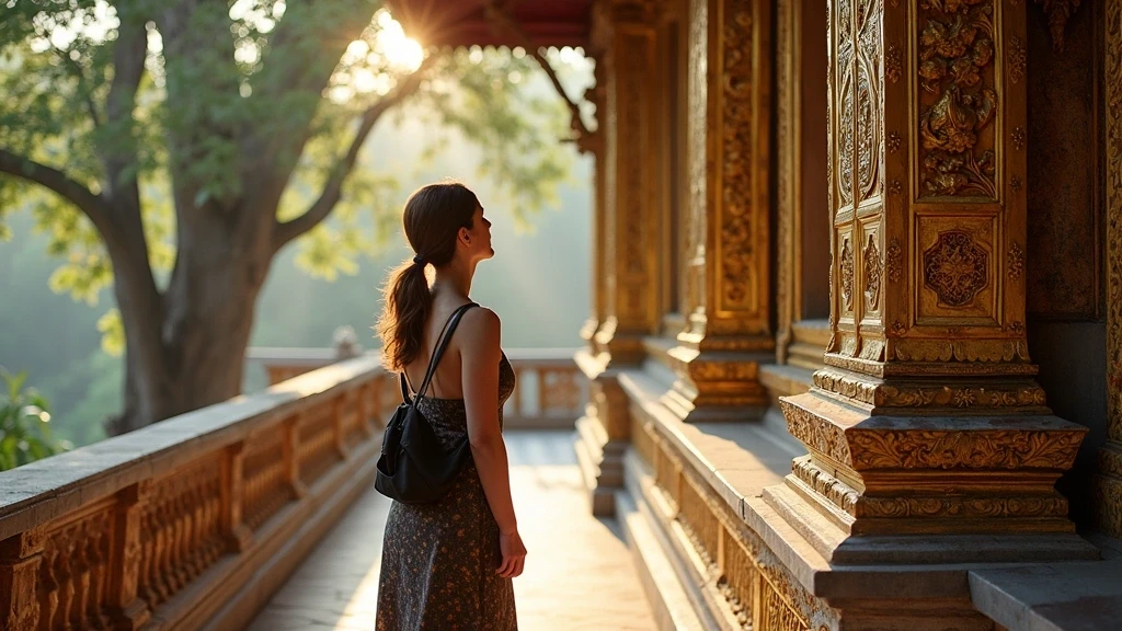 Wat Xieng Thong Tempel in Luang Prabang mit traditioneller buddhistischer Architektur