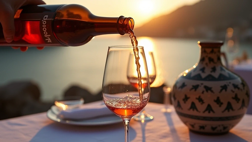 Detailaufnahme von handwerklich hergestelltem Dorona-Wein in Kristallgläsern am Mazzorbo-Ufer