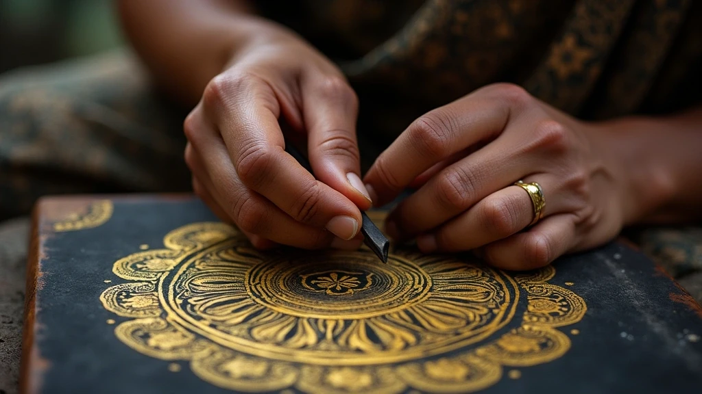 Traditionelle burmesische Lackkunst-Herstellung in Ngapali, Myanmar - Handwerkskunst