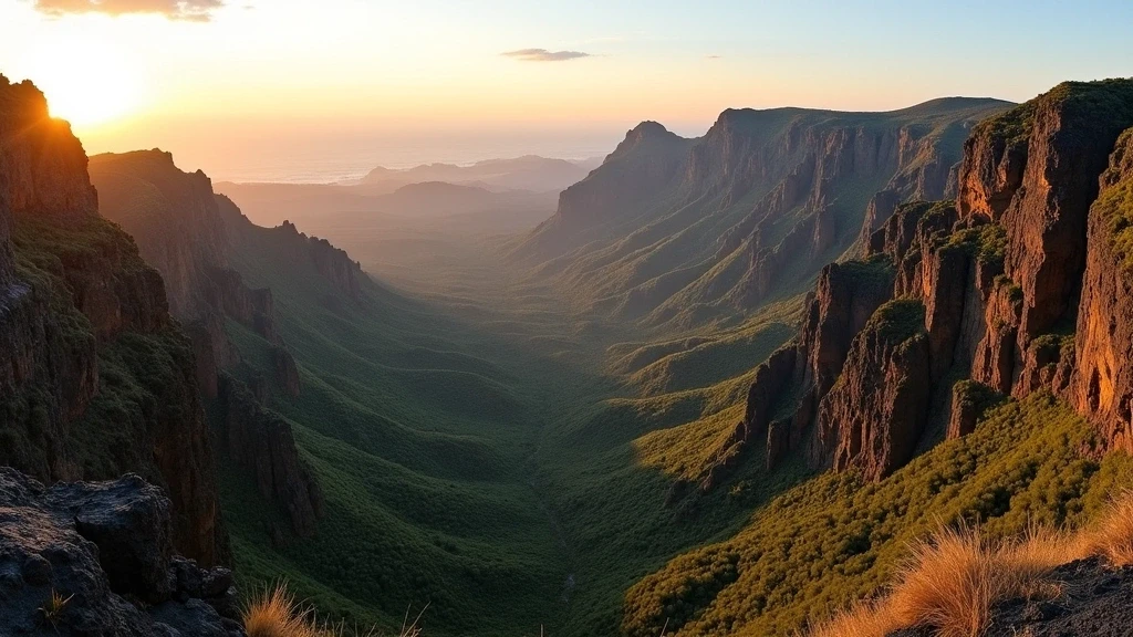 Panoramablick auf die vulkanische Landschaft des Roque de los Muchachos auf La Palma