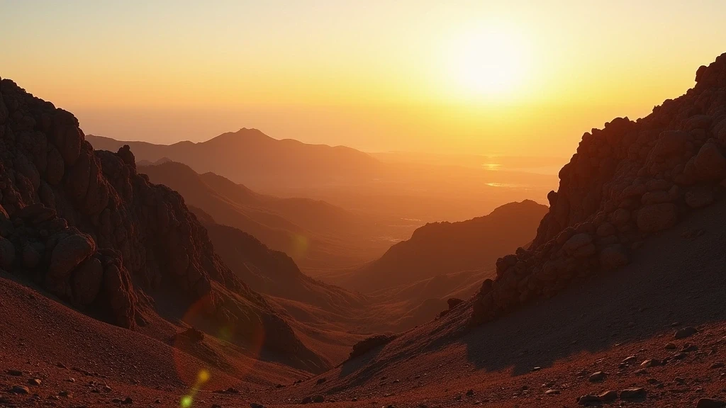 Goldene Stunde am Teide Observatorium in Spanien mit vulkanischen Felsformationen und dramatischen Schatten